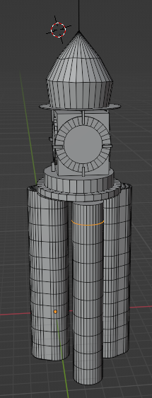 Clock tower blender model