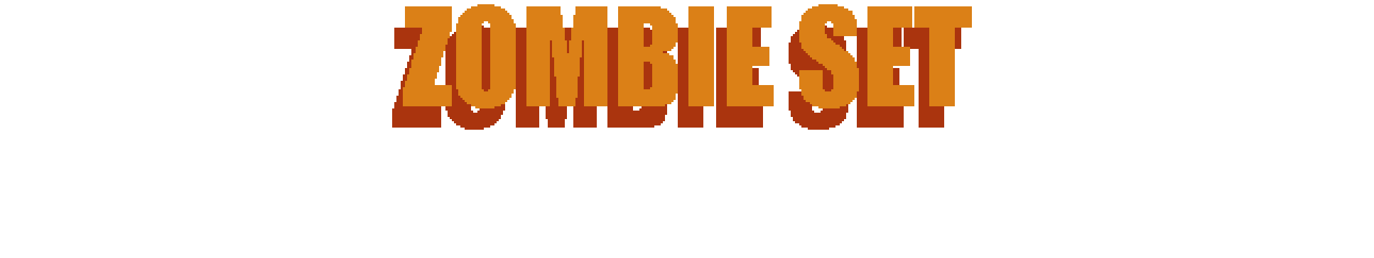 Zombie animations set