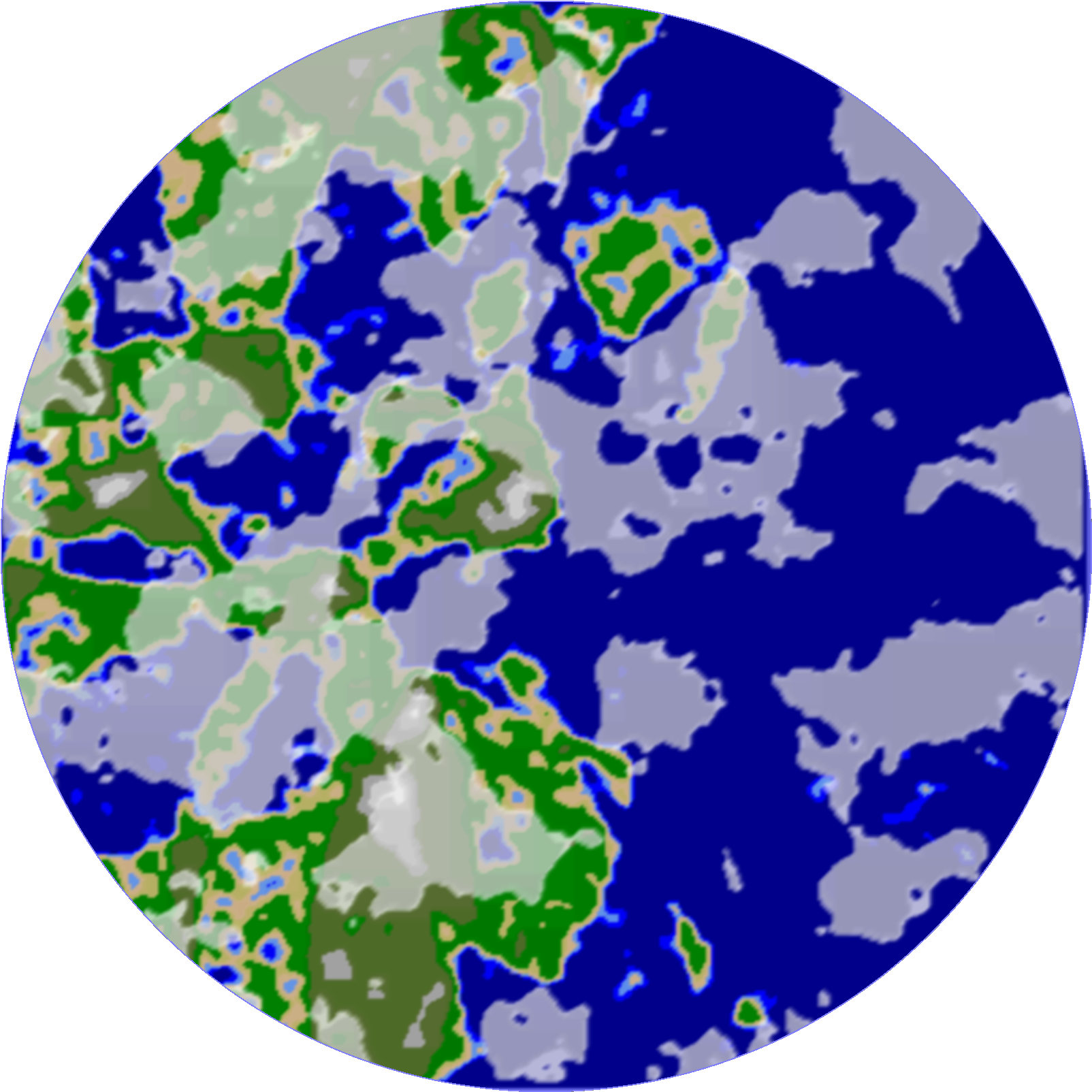 Random Planet Sprite Generator By TreeBaron