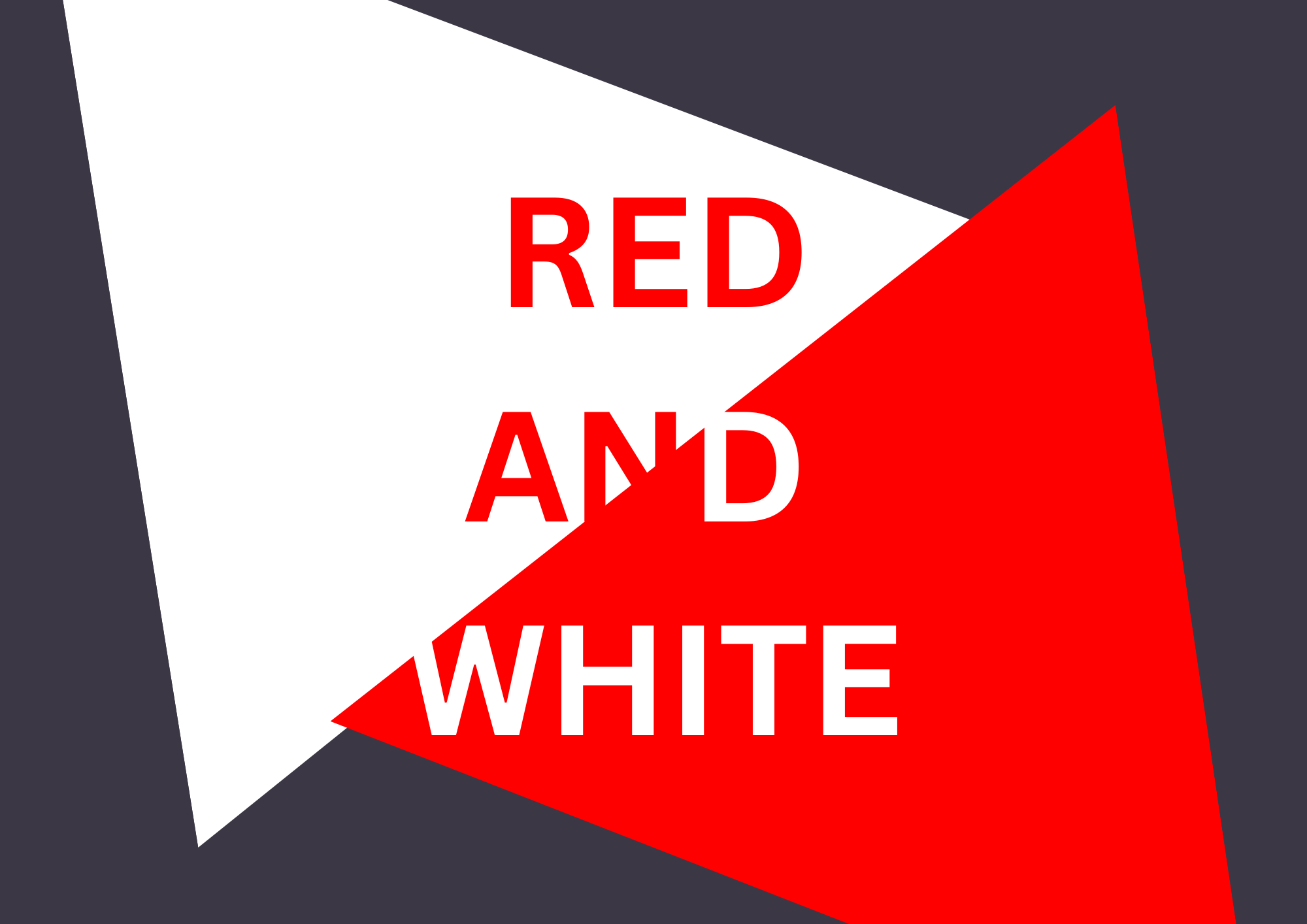 Red And White
