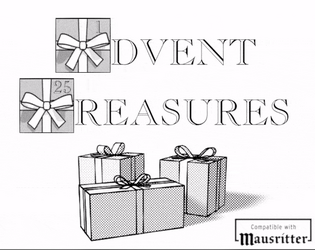 Advent Treasures   - a calendar of treasures for Mausritter 