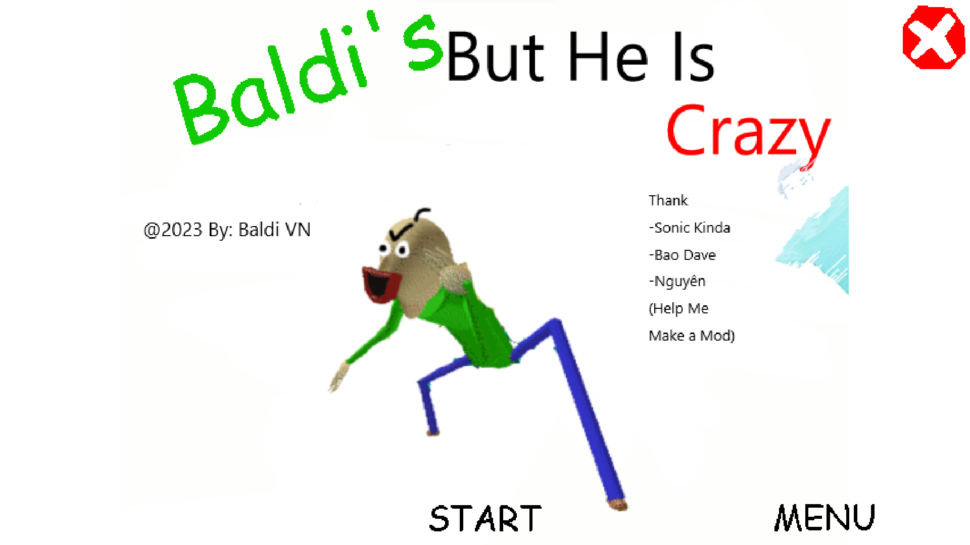 Baldi But He Is Crazy By Baldi s Basics Official VN