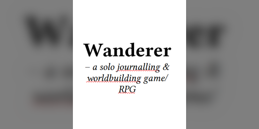 Cover image for Wanderer solo-RPG