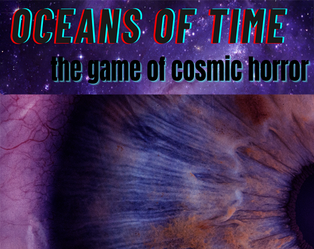 Cover image for Oceans of Time: a cosmic horror game