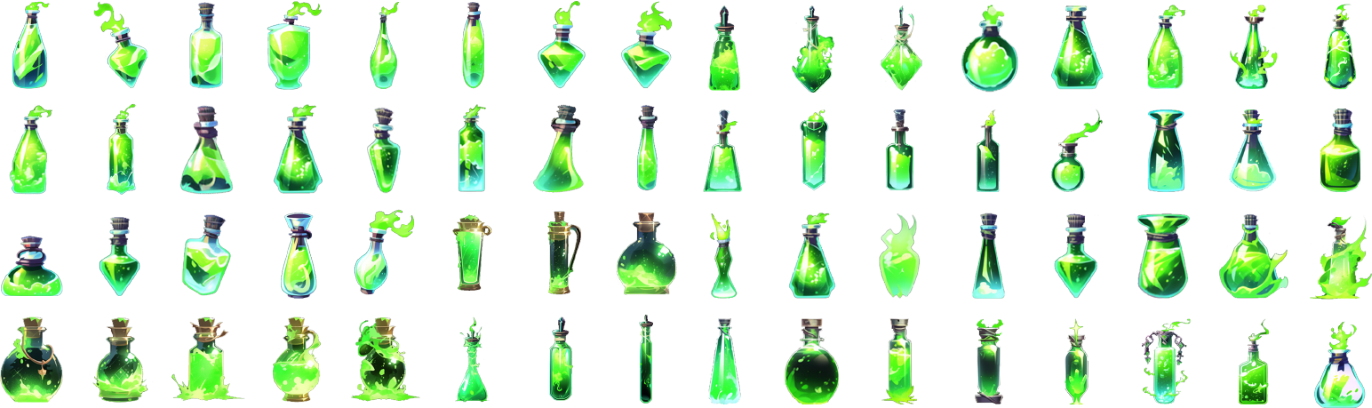Fluorescent - Green Potions