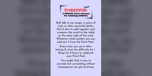 Cover image for Diversified Mini