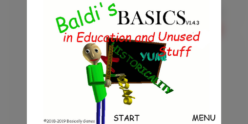 Cover image for Baldi's Basics in Education and Unused Content