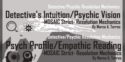Cover image for Detective/Psychic Resolution Mechanics