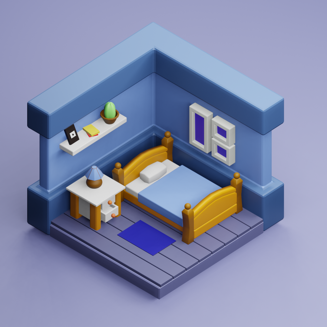 Isometric Room by OZU