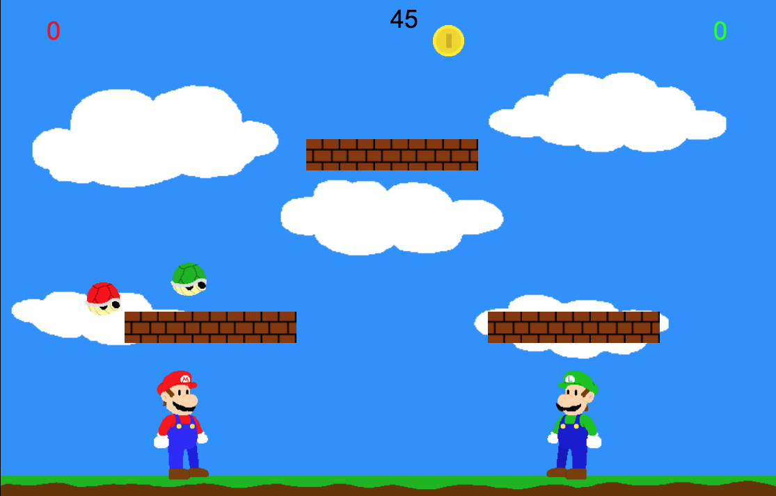 Mario vs. Luigi Coin Game