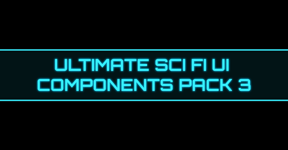 Ultimate Sci-Fi UI Components Pack 3 (Bars & Sliders)