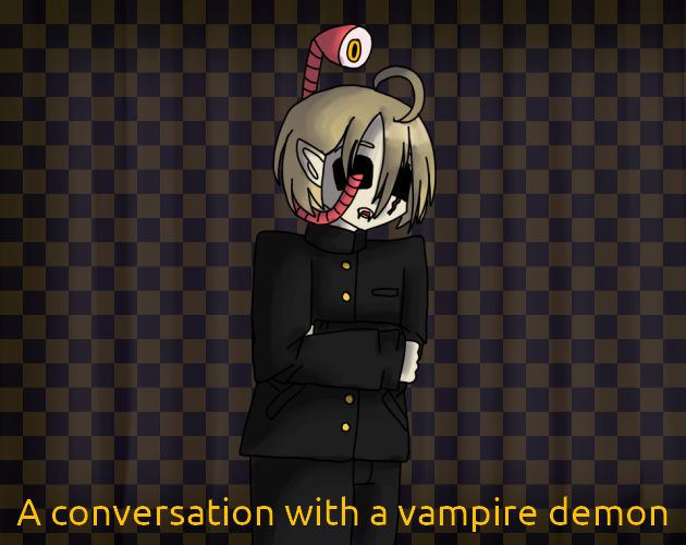 Cover image for A conversation with a vampire demon