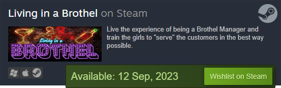 Living in a Brothel on Steam