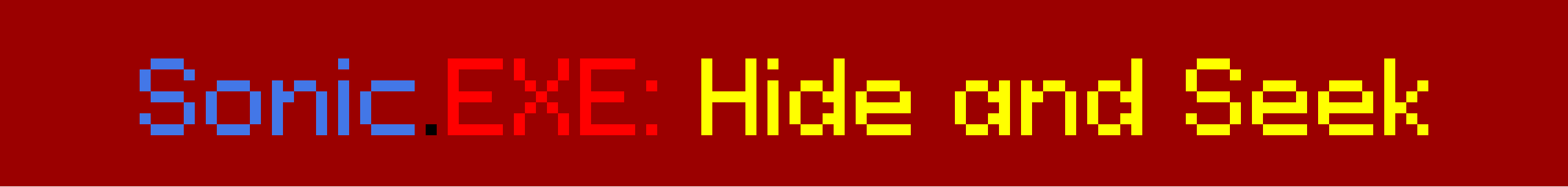 Sonic.EXE: Hide and Seek