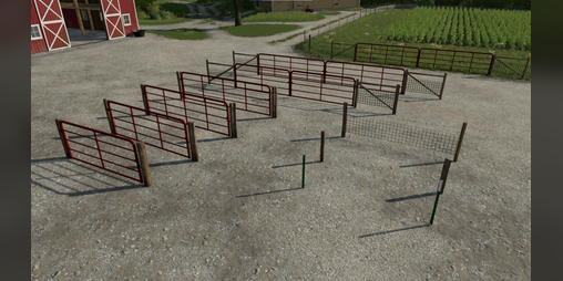 Cover image for FS22 U.S. Farm Fence Pack V1.1