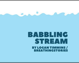 Babbling Stream   - A roleplaying game of limited communication using nothing but Uno Cards! 