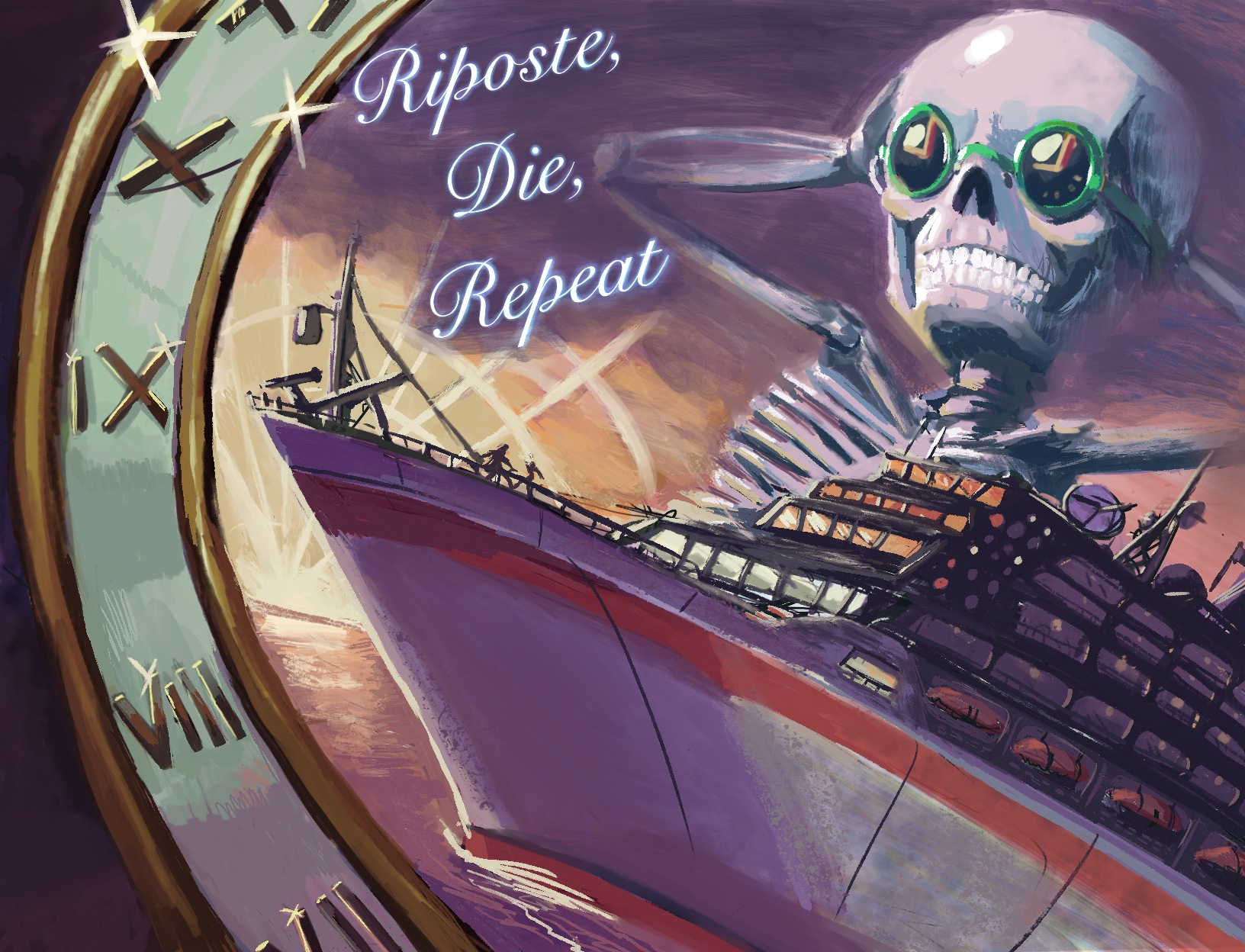 Cover image for Riposte, Die, Repeat