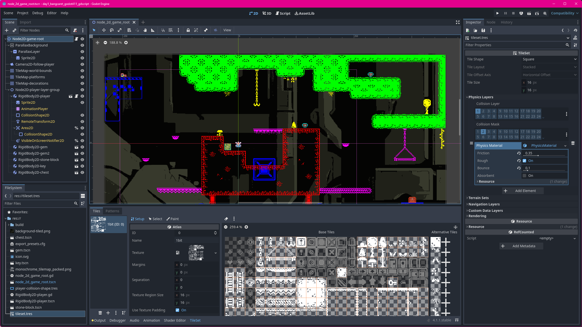 Day1-Godot411-GDScript