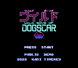 Cover image for WILD BOYS OF DOGSTAR Homebrew NES Game