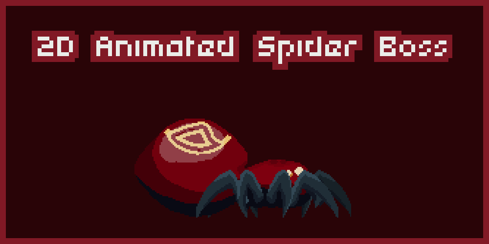 2D Pixelart Spider Queen [Sidescroller]