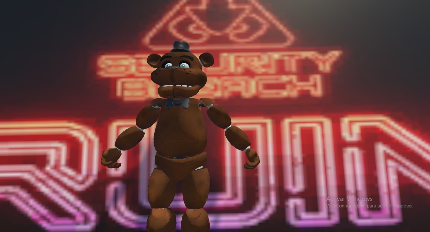 Withered Freddy over Ruined Freddy [Five Nights at Freddy's