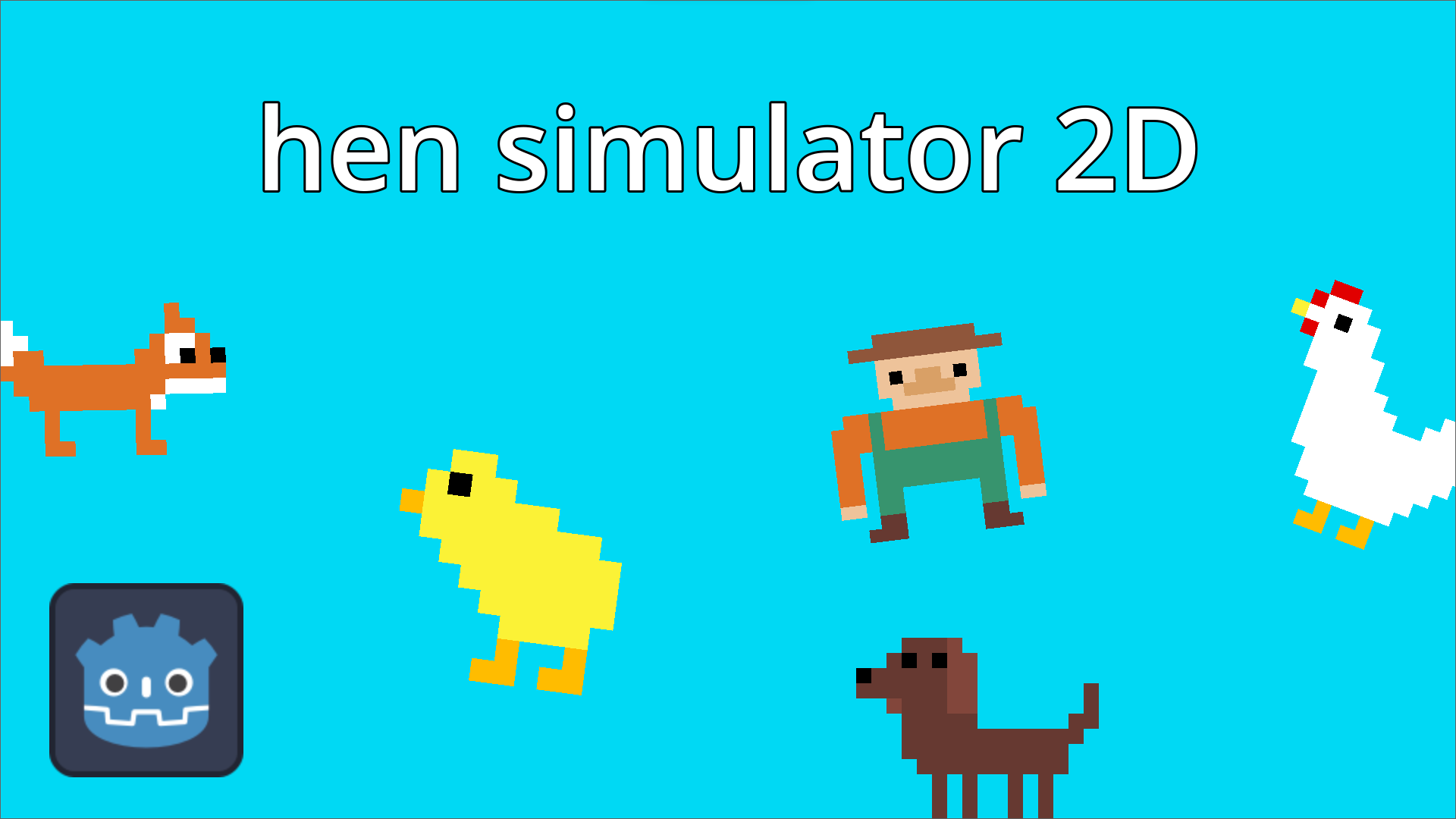 hen simulator 2D (Godot 4)