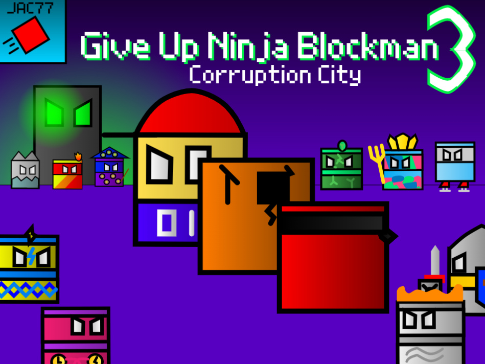 Give Up Ninja Blockman 3
