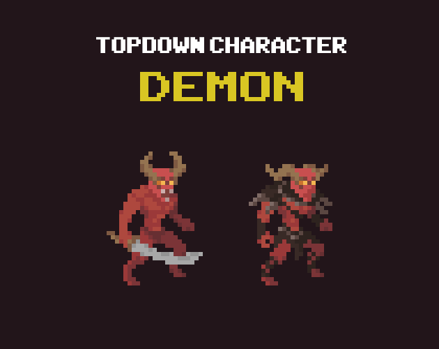 Comments - Demon - Top Down Pixel Art Character Assets by sanctumpixel