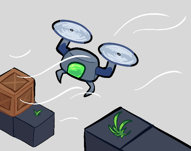 Cover image for Wind Drone (Godot) (Day 2) Playable Demo Included!