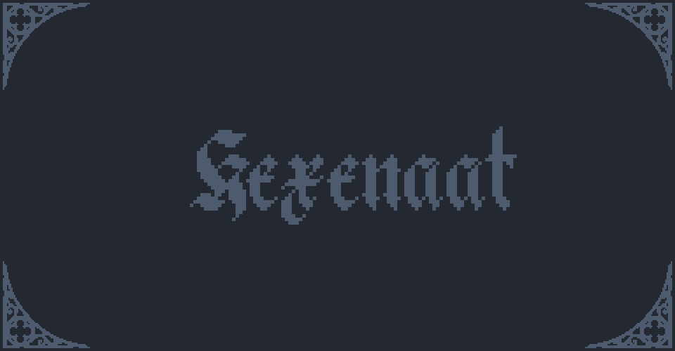 Gothic Pixel Font "Hexenaat"