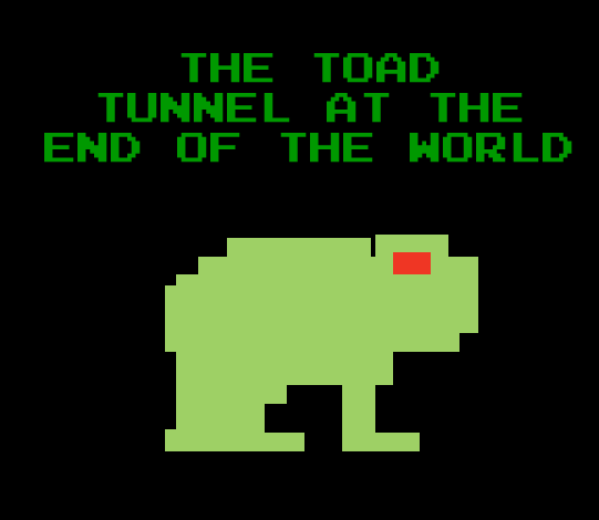Cover image for The Toad Tunnel at the End of the World