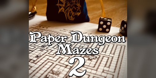 Cover image for Paper Dungeon Mazes 2
