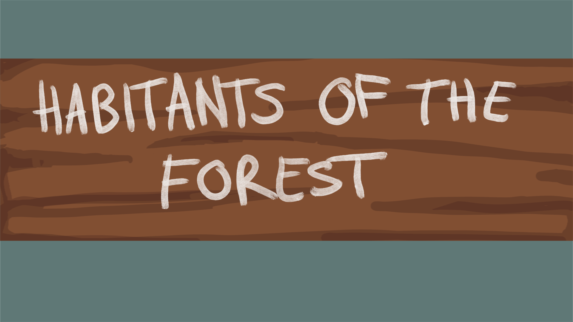 Cover image for Habitants of the forest
