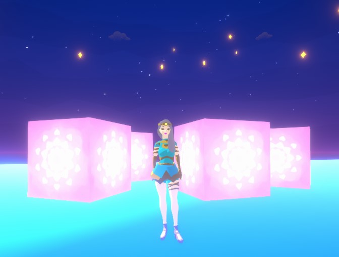Celestial Telekinetic Parkour / Unity URP