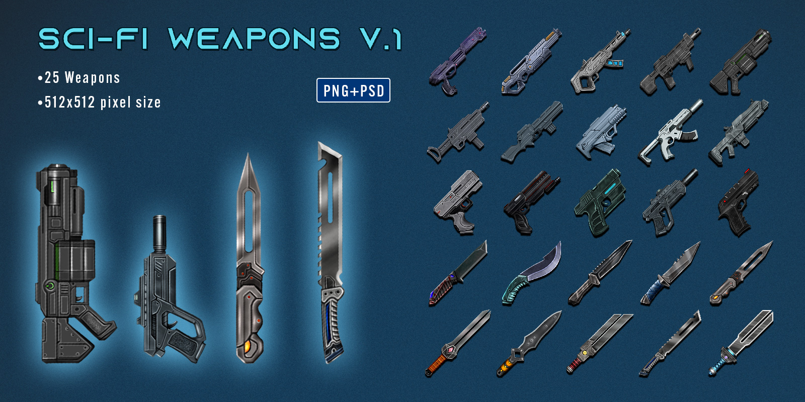Sci-Fi Weapons v.1
