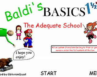 Baldi's Basics Plus 2D v1.0 Mobile by iMakeStuffSC