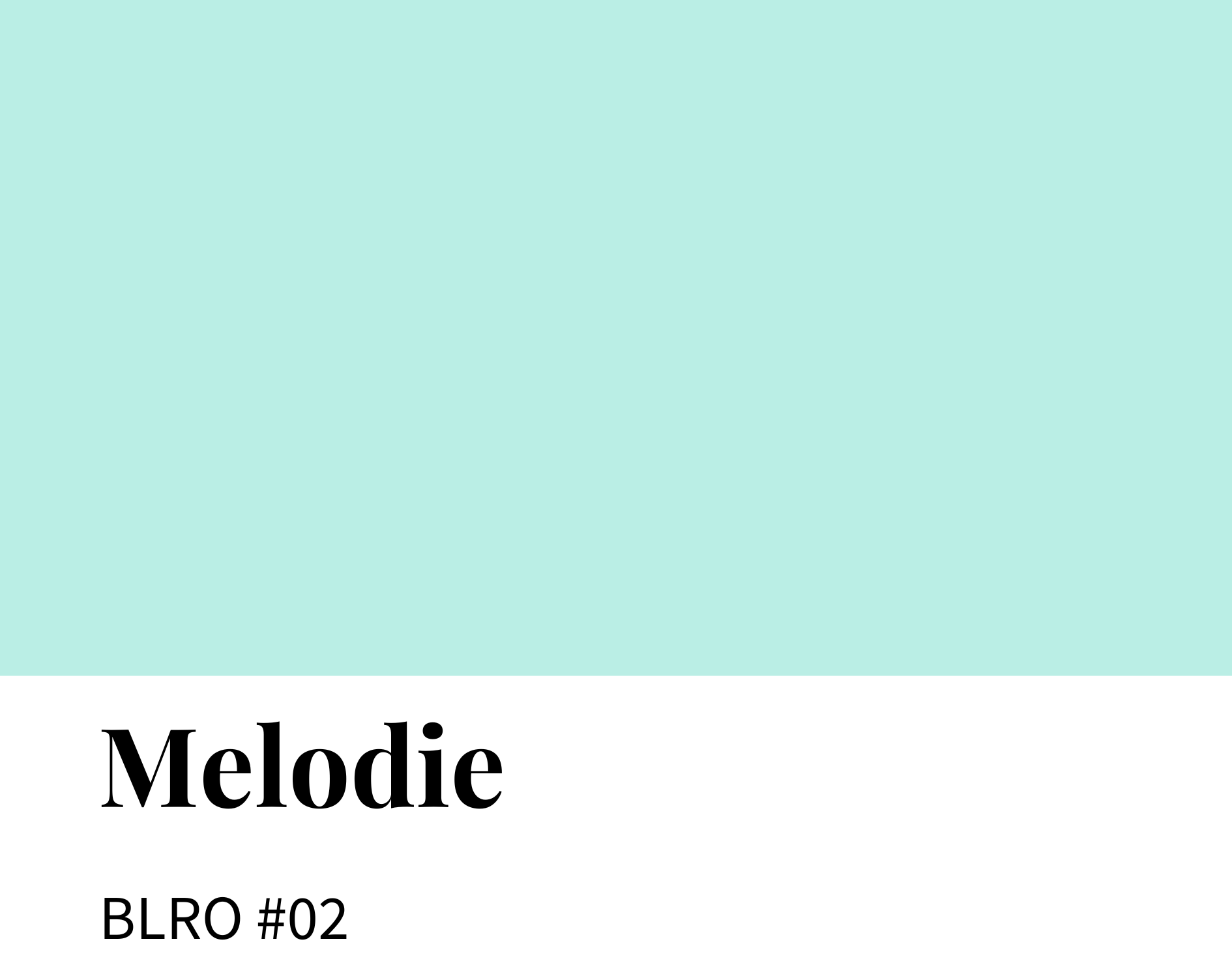 Cover image for Melodie