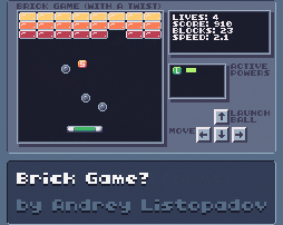 Cover image for Brick Game with a twist
