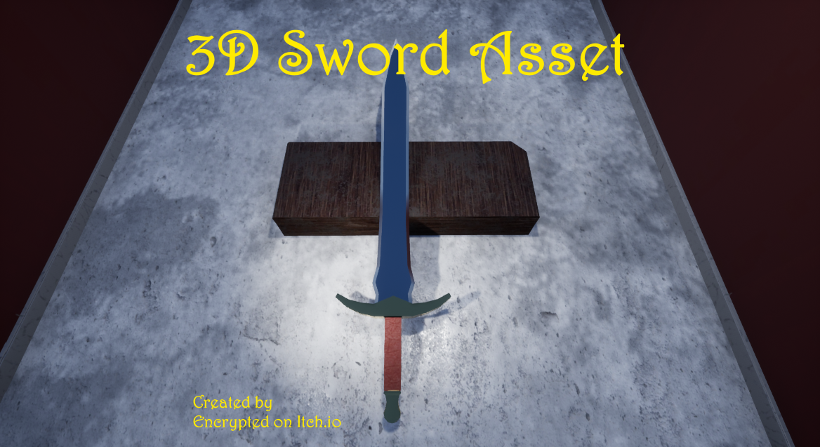 3D Sword Asset