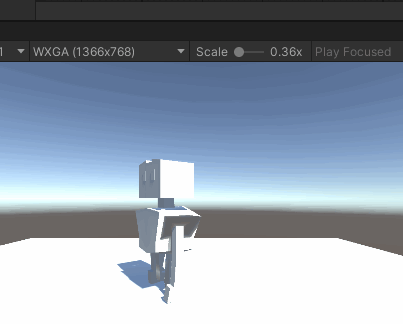 Guy walking in Unity