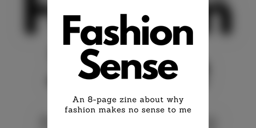 Cover image for Fashion Sense Zine