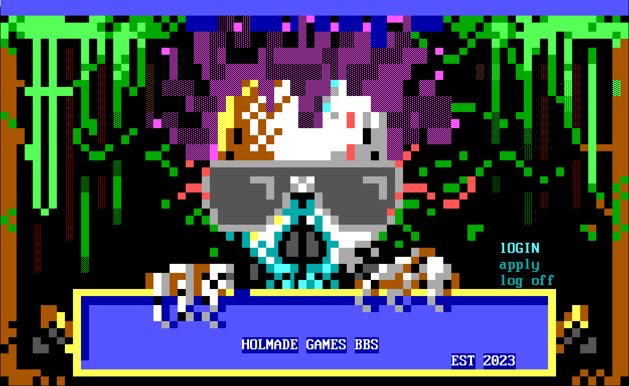 The Holmade Games BBS powered by ENiGMA1/2