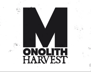 Monolith 1: Harvest   - A Mörk Borg zine 