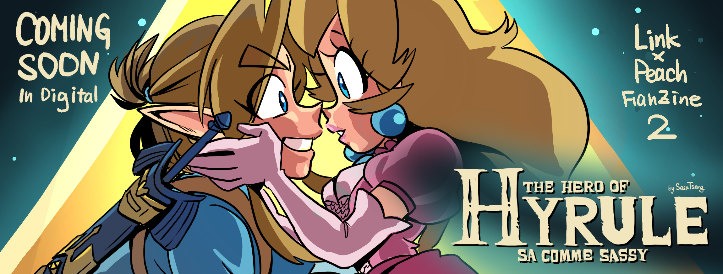 The Hero of Hyrule: Link X Peach fanzine 2 