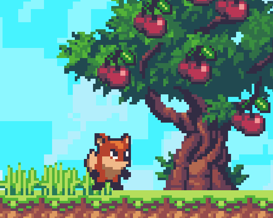 Squirrel and cherry