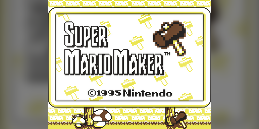 Cover image for Super Mario Maker GB