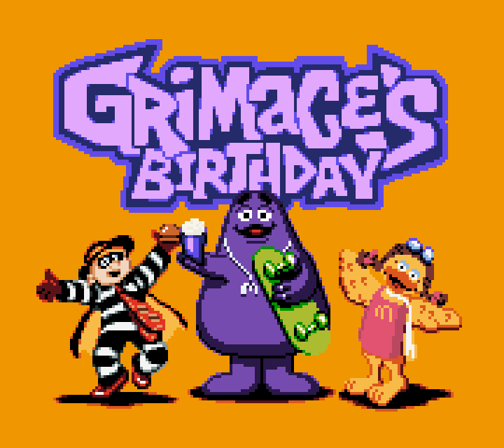 STUDIO24 COMPLEXくじ GRIMACE Grimace's Birthday by krool toys, krool toys, Gumpy Function