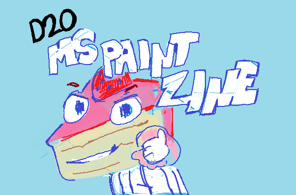 Cover image for D20 MSPAINT ZINE