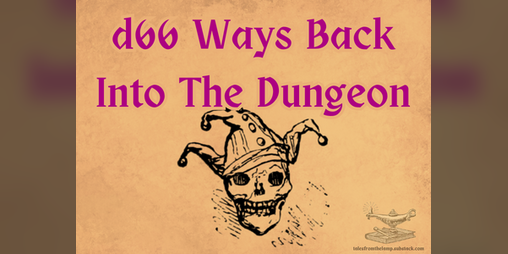 Cover image for D66 Ways Back Into The Dungeon