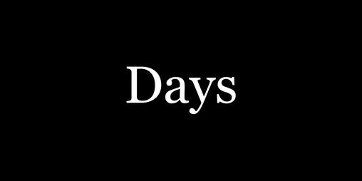 Cover image for Days